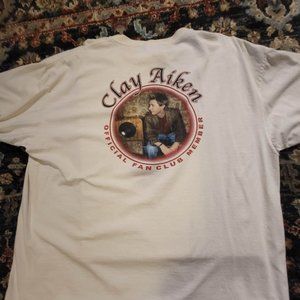 Clay Aiken Official Fan Club shirt